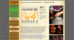 Desktop Screenshot of manos-de-oaxaca.com